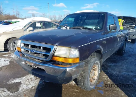 1999 Ford Ranger Xlt from USA, damaged, VIN 1FTYR14X9XPA88862